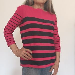 Mexx blue and bright fuchsia Size S/M sweater